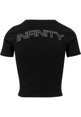 I Am Infinity Ladies Cropped Tee