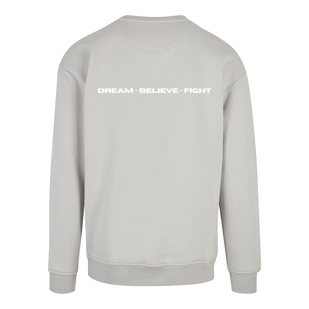 DBF Essentials Oversize Crewneck Light Asphalt