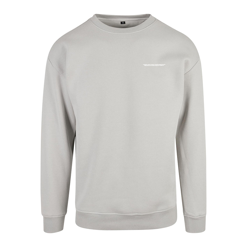 DBF Essentials Oversize Crewneck Light Asphalt