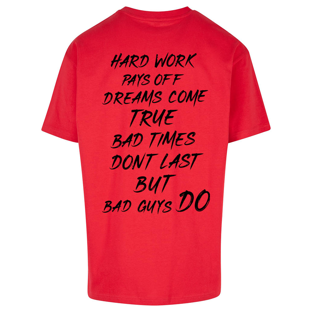 "Hard Work Pays Off" Oversized Shirt