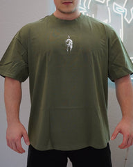 Spartan Heavy Oversized Shirt Olive S/XXL